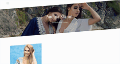 Desktop Screenshot of paulinastanula.com