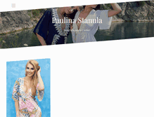 Tablet Screenshot of paulinastanula.com